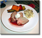 Tri-Tip with Port Wine Reduction